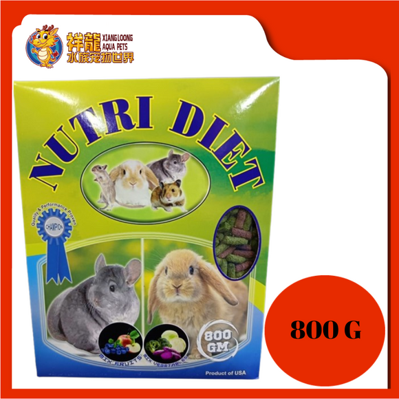 NUTRI DIET RODENT MIX VEGE & FRUIT [APPLE] 800G
