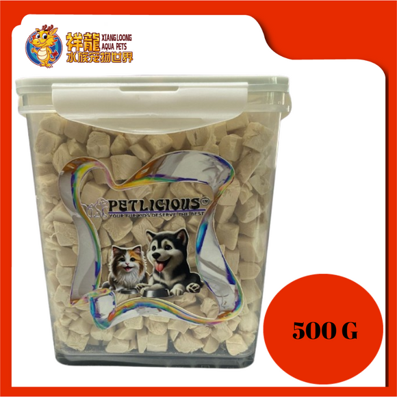 PETLICIOUS FREEZE DRY CHICKEN CUBE 500G