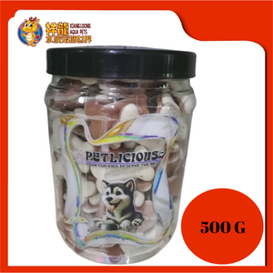 PETLICIOUS BISCUIT LIVER+MILK [BC22B] 500G