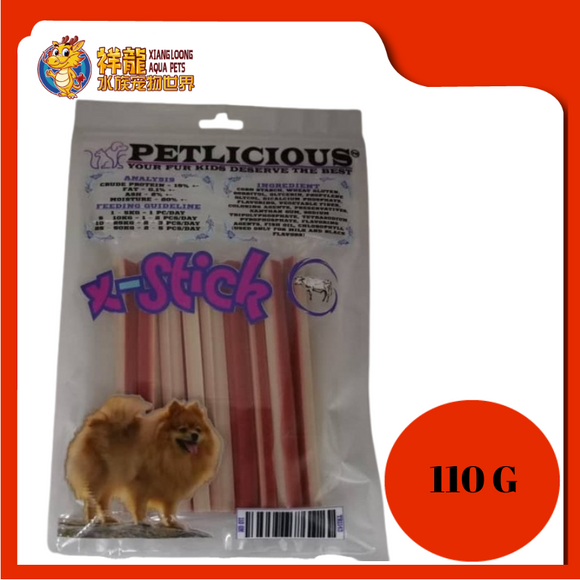 PETLICIOUS X-STICK BEEF 110GM