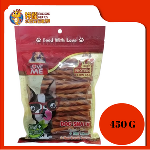 LOVE ME DOG SNACK SPIRAL 450G [MS020]