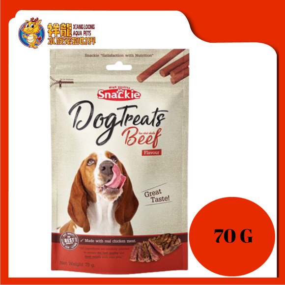 SNACKIE VEGGIE DOG TREATS WITH BEEF 70G