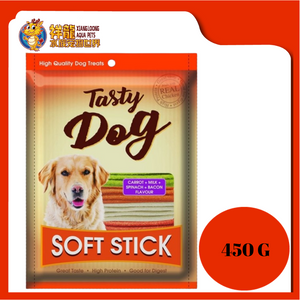 TASTY DOG SOFT STICK MIX VEGE 450G