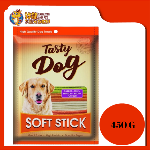 TASTY DOG SOFT STICK MIX VEGE 450G