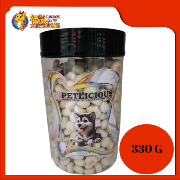 PETLICIOUS BISCUIT MINI BALL [MILK] 330G