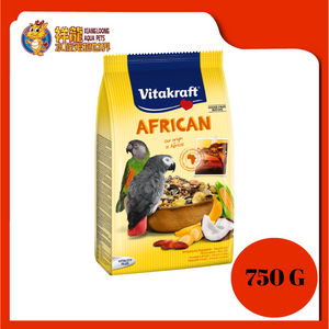 VITAKRAFT AFRICAN FOR GREY PARROT 750G