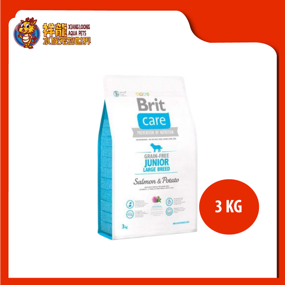 BRIT CARE GRAIN FREE JUNIOR SALMON & POTATO 3KG