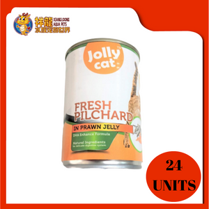 JOLLY CAT FRESH PILCHARD IN PRAWN JELLY 400G (RM3.28 X 24 UNIT)