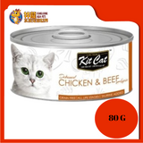 KIT CAT CHICKEN AND BEEF 80G X 24 UNIT