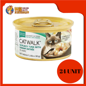 CATWALK SKIPJACK TUNA W/SHRIMP 24X80G