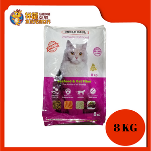 UNCLE PAUL SEAFOOD & OAT FIBER ADULT CAT FOOD 8KG