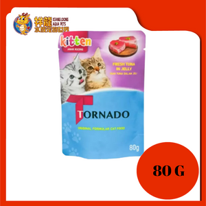 TORNADO KITTEN FRESH TUNA IN JELLY 80G