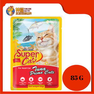 SUPERCAT POUCH ADULT TUNA PRIME CUTS 85G