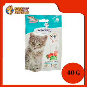 DELICIO CAT SALMON & MILKY 40G