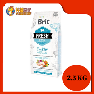 BRIT FRESH FISH/PUMPKIN MUSCLE & JOINT 2.5KG