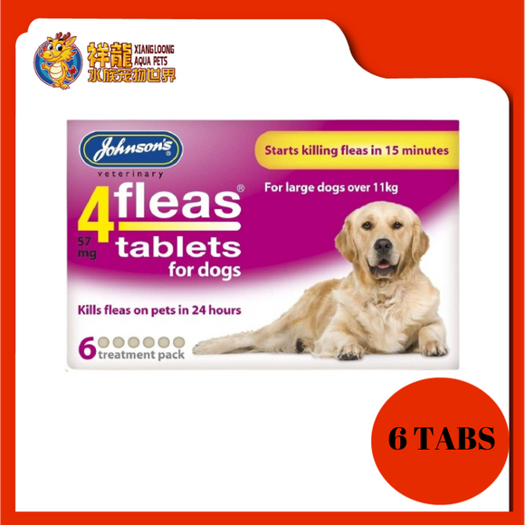JOHNSON'S 4FLEAS TABLETS FOR LARGE DOGS