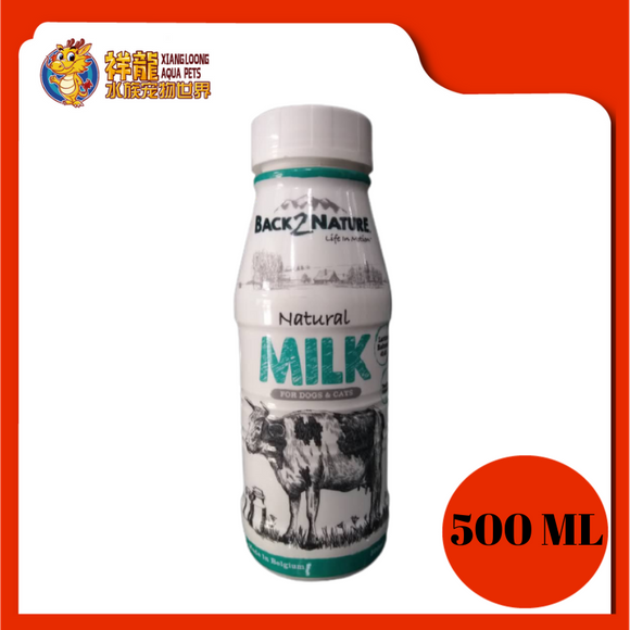 BACK2NATURE NATURAL MILK FOR DOG & CATS 500ML