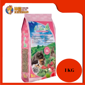 I-BUNNY RABBIT FOOD W STRAWBERRY 1KG