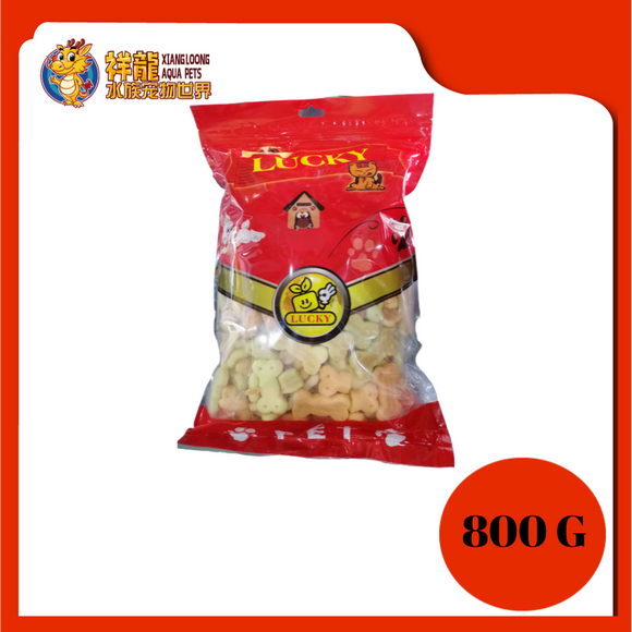 SPN LUCKY BISCUIT BONE MIX COLOUR 800G [BCM]