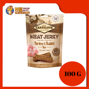 MEAT JERKY TURKEY & RABBIT BAR 100G