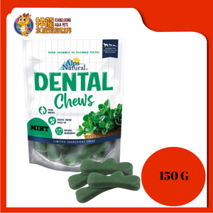 ALPS DENTAL CHEWS MINT BONE 150G DC10