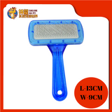 JBN PET CRYSTAL COLOUR SLICKER BRUSH [10120]